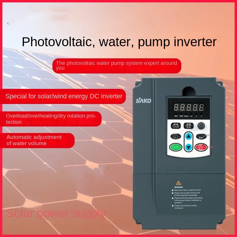 0.75/1.5/2.2/4/5.5/7.5/11/15/18.5kw solar photovoltaic water pump universal frequency converter