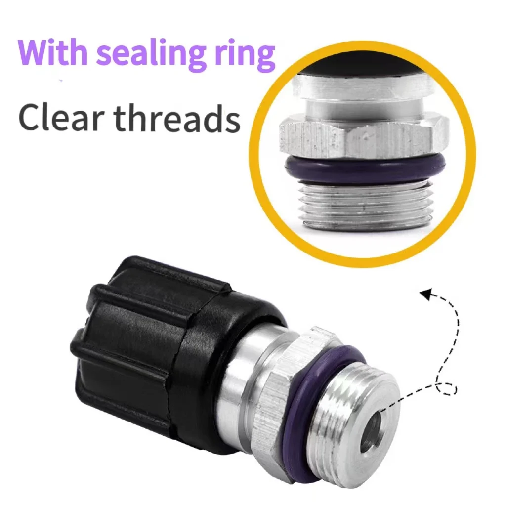 2PC High Low Side A/C Service Charge Port Air Conditioner System Ball Valve Cores Au for BMW Benz Audi VW Maiteng Kaidi Tiguan