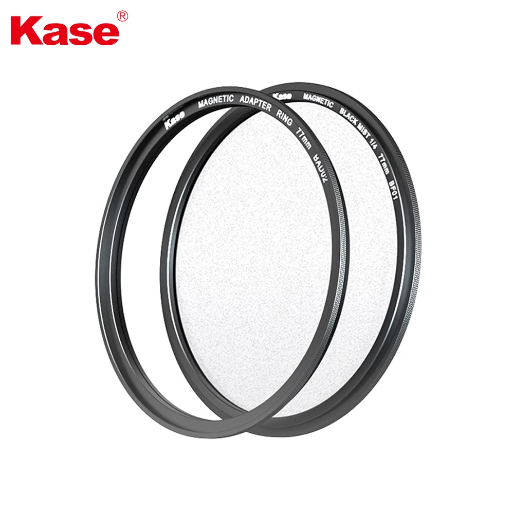 Kase Wolverine Magnetic Black Mist 1/2 1/4 1/8 Diffusion Camera Filter Cinematic Effect for Video/Vlog/Portrait Photography