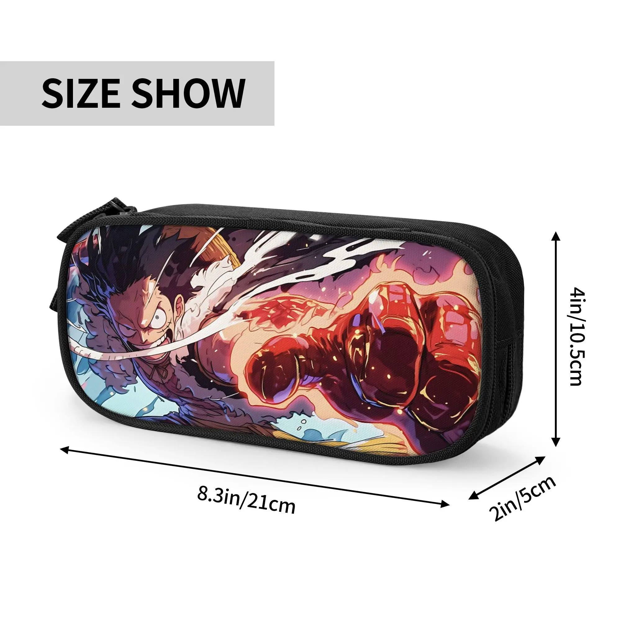Large Capacity Bags for Child Cartoon One Piece Anime Luffy  Handheld Study Bag for Boys Gilrs Kids