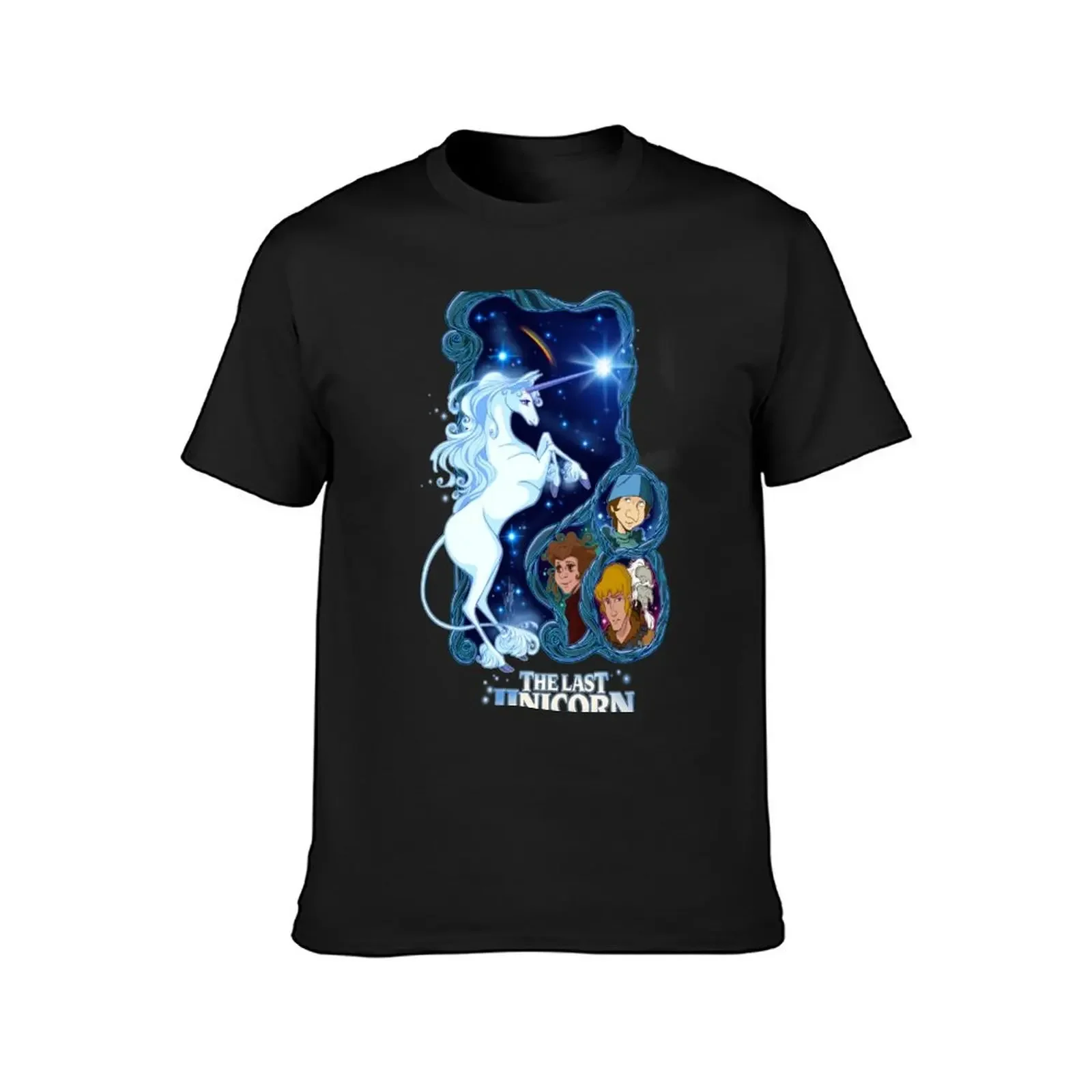 The last Unicorn T-Shirt blacks plus size tops man clothes t shirts for men