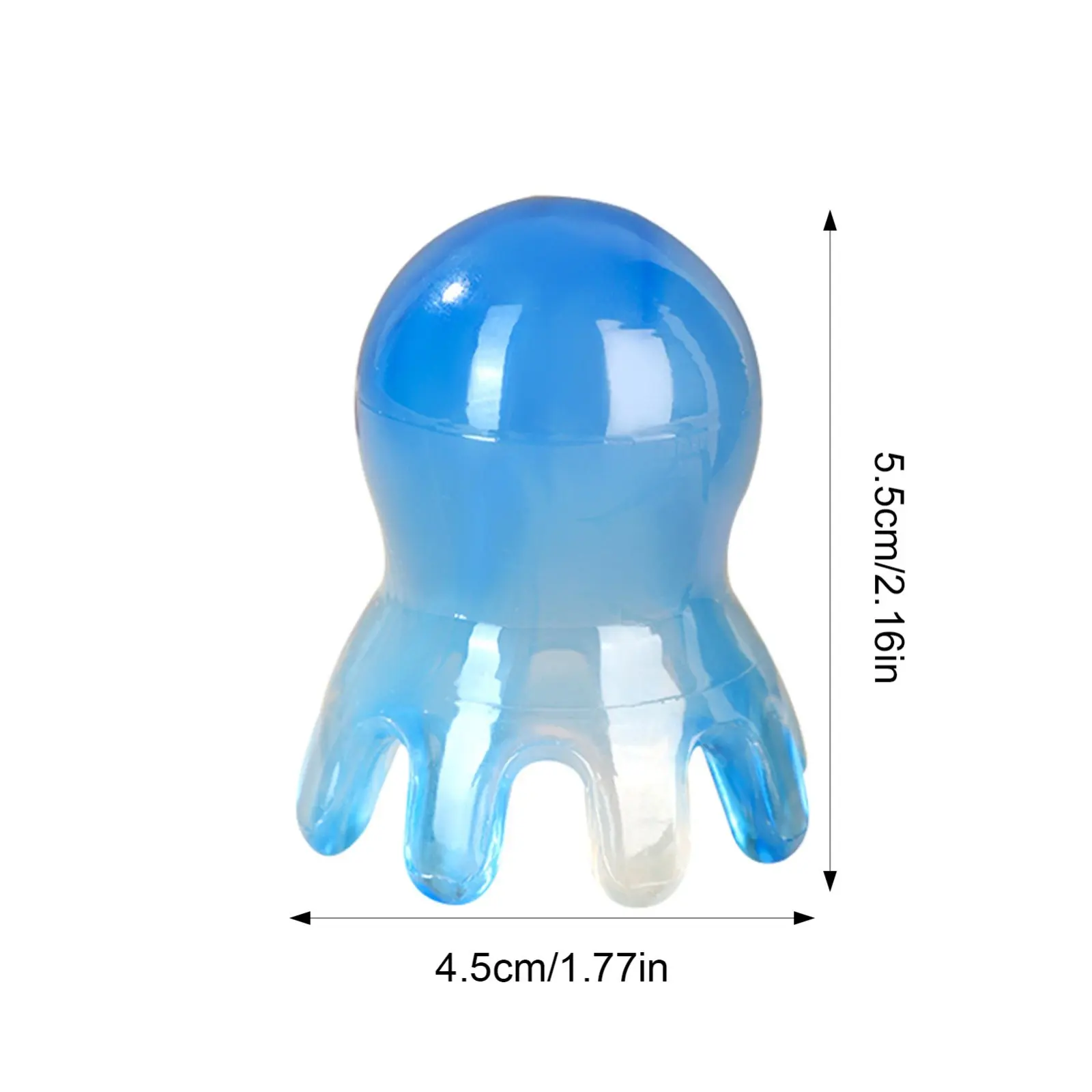 Scalp Massager Deep Tissue Massage Comb for Home Spa Relaxation Resin Acrylic Body Meridian massage tools Travel accessories