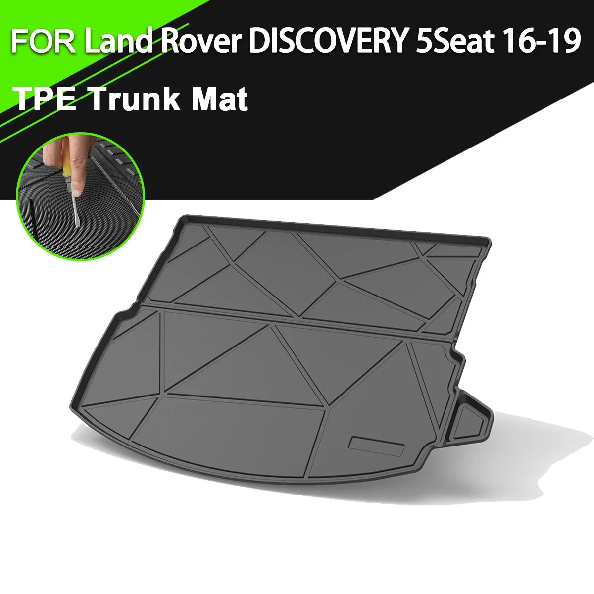 

Trunk Mat TPE FOR Land Rover DISCOVERY 5Seat 16-19 Car Waterproof Non-Slip Rubber Cargo Liner Accessories