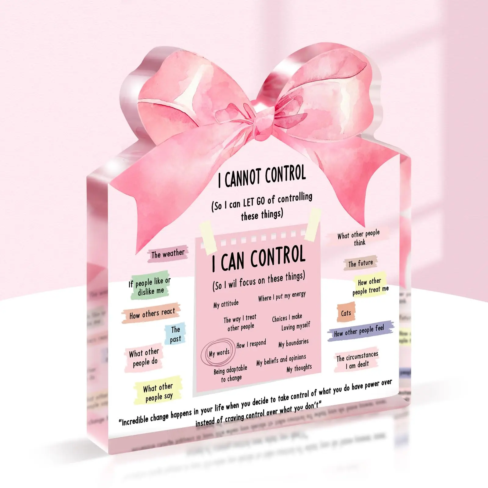 Mental Health Decorative Ornaments, Exclusive Decorative Signs for Psychological Counseling Rooms And School Counselors, I Can C