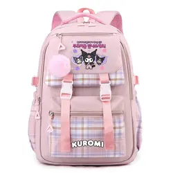 Sac à dos Kuromi pour femme, cartable imprimé anime, sac à dos pour étudiant, adolescent, fille, garçon, enfants, Kawaii