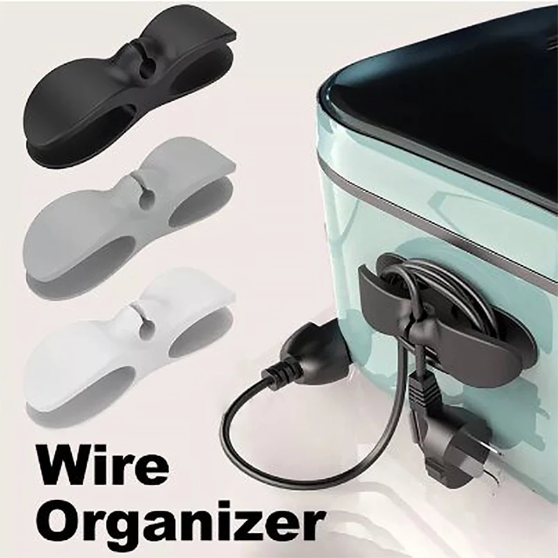 Cables Winder Cord Wrapper Cable Wire Clip Holder Organizer Management Easy Install Multifunctional For Kitchen Appliance Durabl