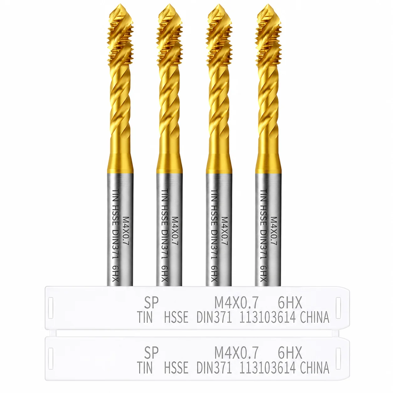 HSSE-M35 DIN371/376 Spiral Flute Machine Tap M2/M2.5/M3/M4/M5/M6/M8/M10/M12/M14/M16 Thread Tapping Tool