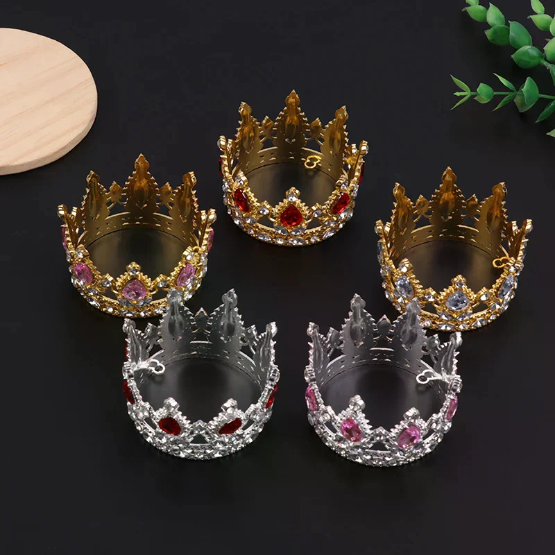 Cotton Doll Retro Crown Headwear Korea Dolls Cotton Doll Crown For Baby Doll Dress Fashion Doll Accessories