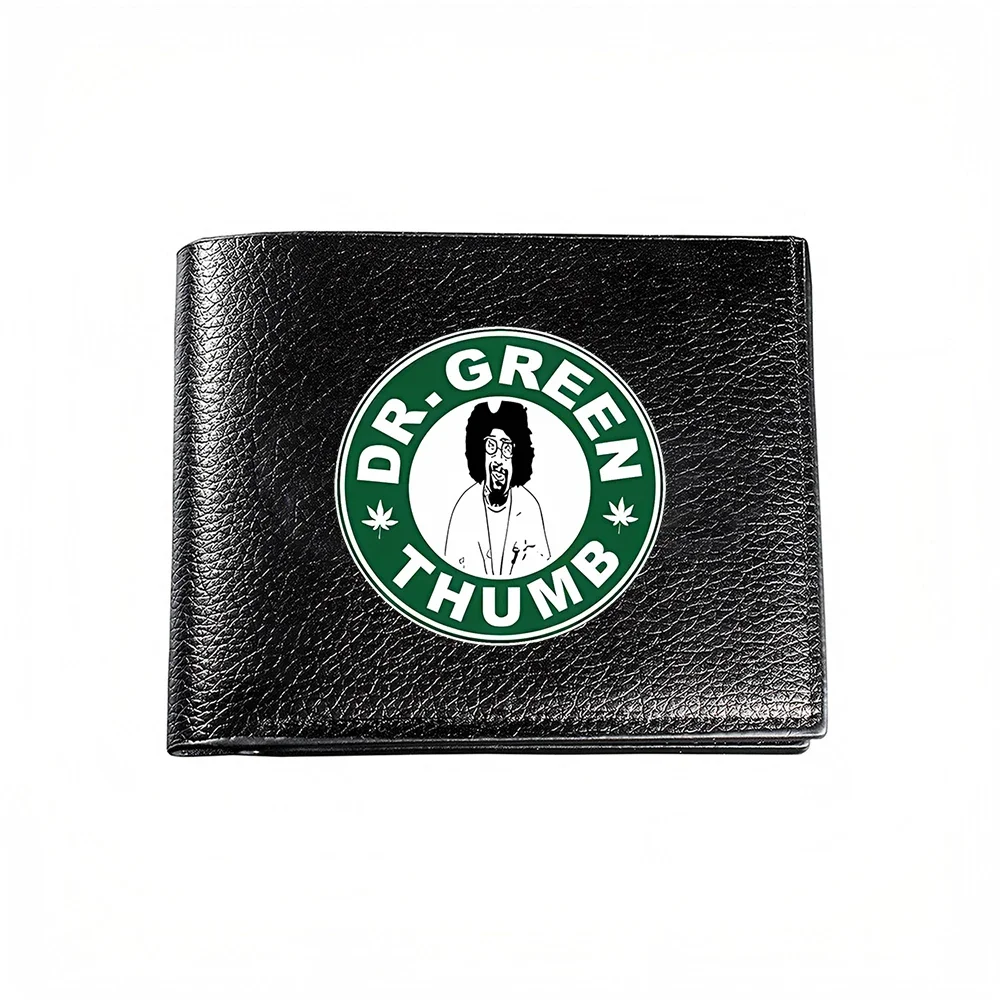 Dr Green Thumb Logo Wallet With Circular Design And Bold Typography For Modern Casual Business Style And Everyday Use