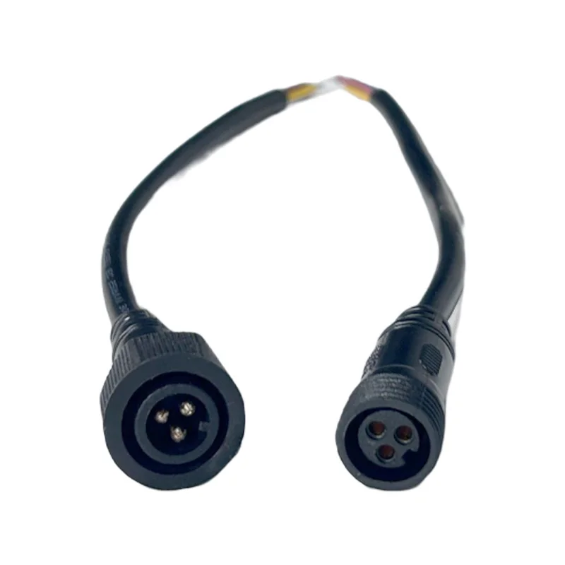 Waterproof 3-Pin Express Wiring Harness for Automotive Vehicle Boat - IP67 Rated Cable Connector Kit