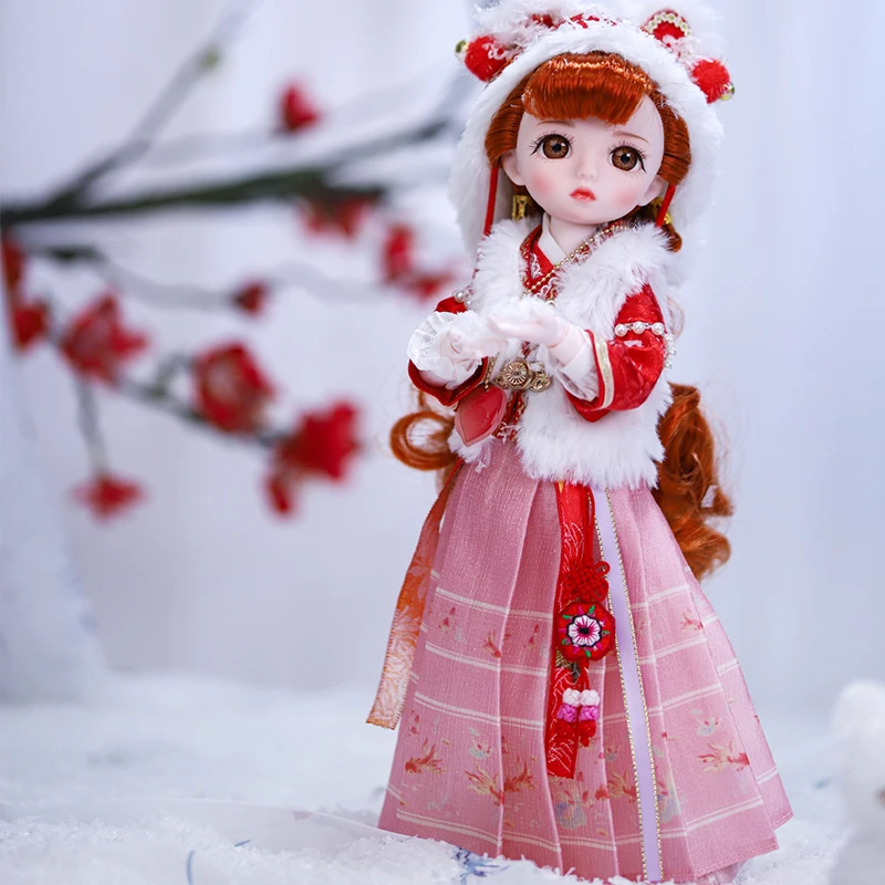 DBS DREAM FAIRY Chinese Style 1/6 BJD Anime doll Mechanical Interior Body Makeup Hair Eyes Clothes Shoes 30cm Anime