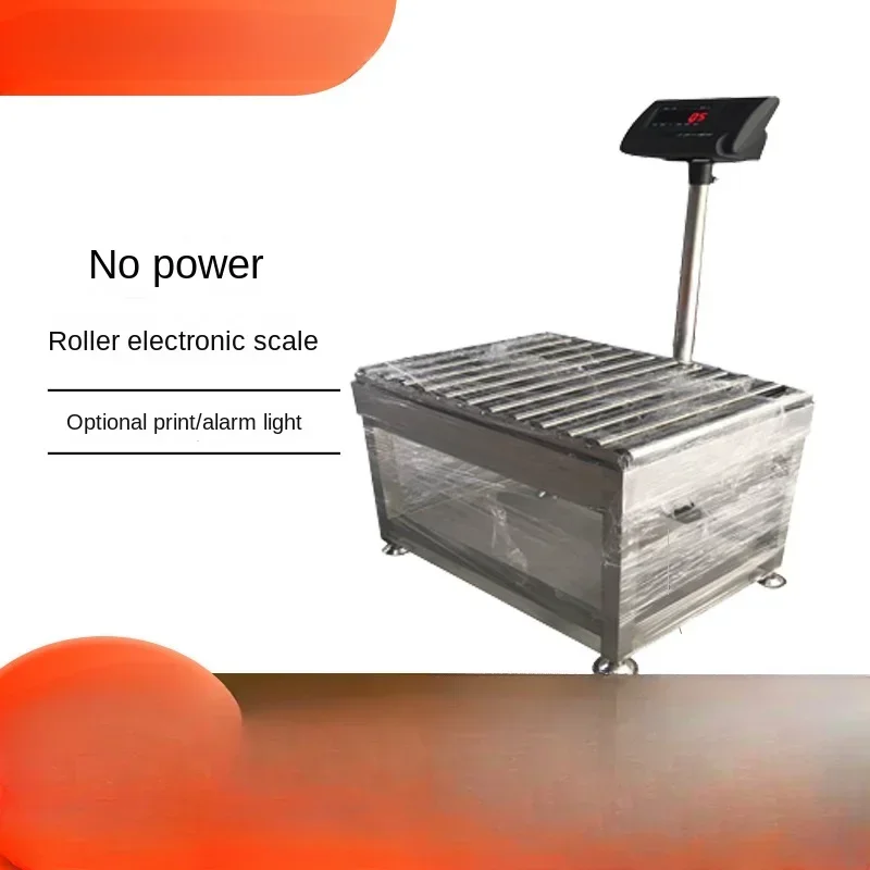 

With Printing Alarm Elimination Quantitative Conveying Scale 30kg Power Conveying Line Roller Checkweigher
