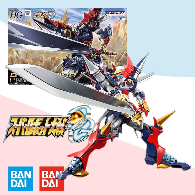 

Bandai Original box HG 1/144 Super Robot Wars DYGENGUNAR full Action Anime PVC model kit Assembly toy gift for kids