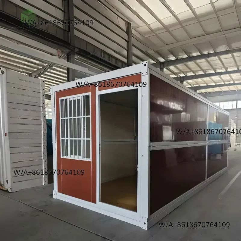 Hot Seller Custom Prefabricated Breathable Contemporary Folding 20Ft 40Ft Container House Prefab Home Folding Container House