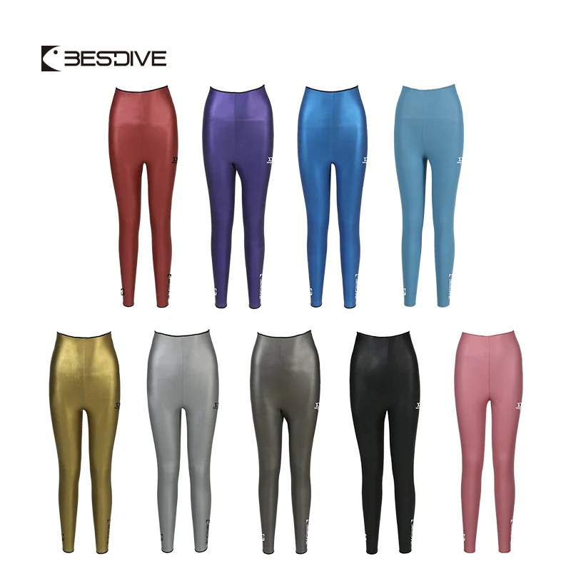 Bestdive Women's 3mm Wetsuit High-Waisted Pants Female Freediving Scuba Diving Smoothskin Yamamoto Neoprene Pants