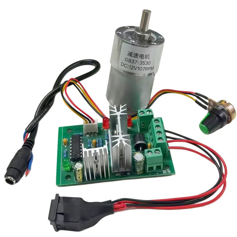 Speed regulation 12V micro DC gear motor 24V high-torque robot small Motor 37-3530 smart car DIY Metal accessories