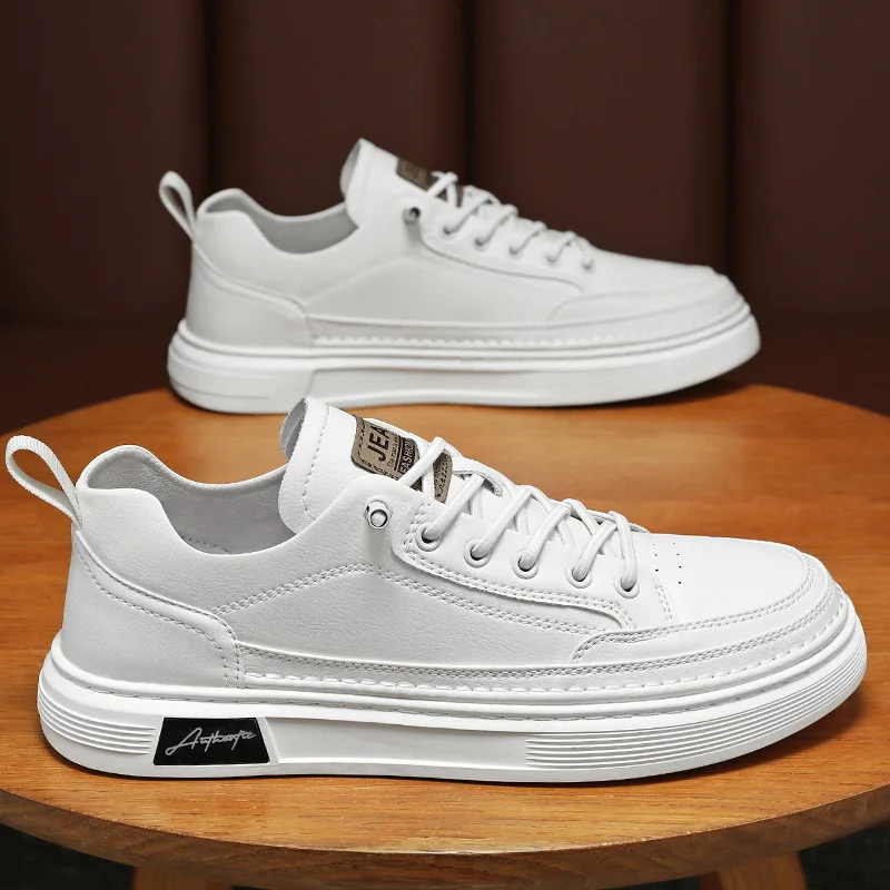 

Spring and autumn new men's breathable small white shoes non-slip sports shoes casual board shoes new fashion designer