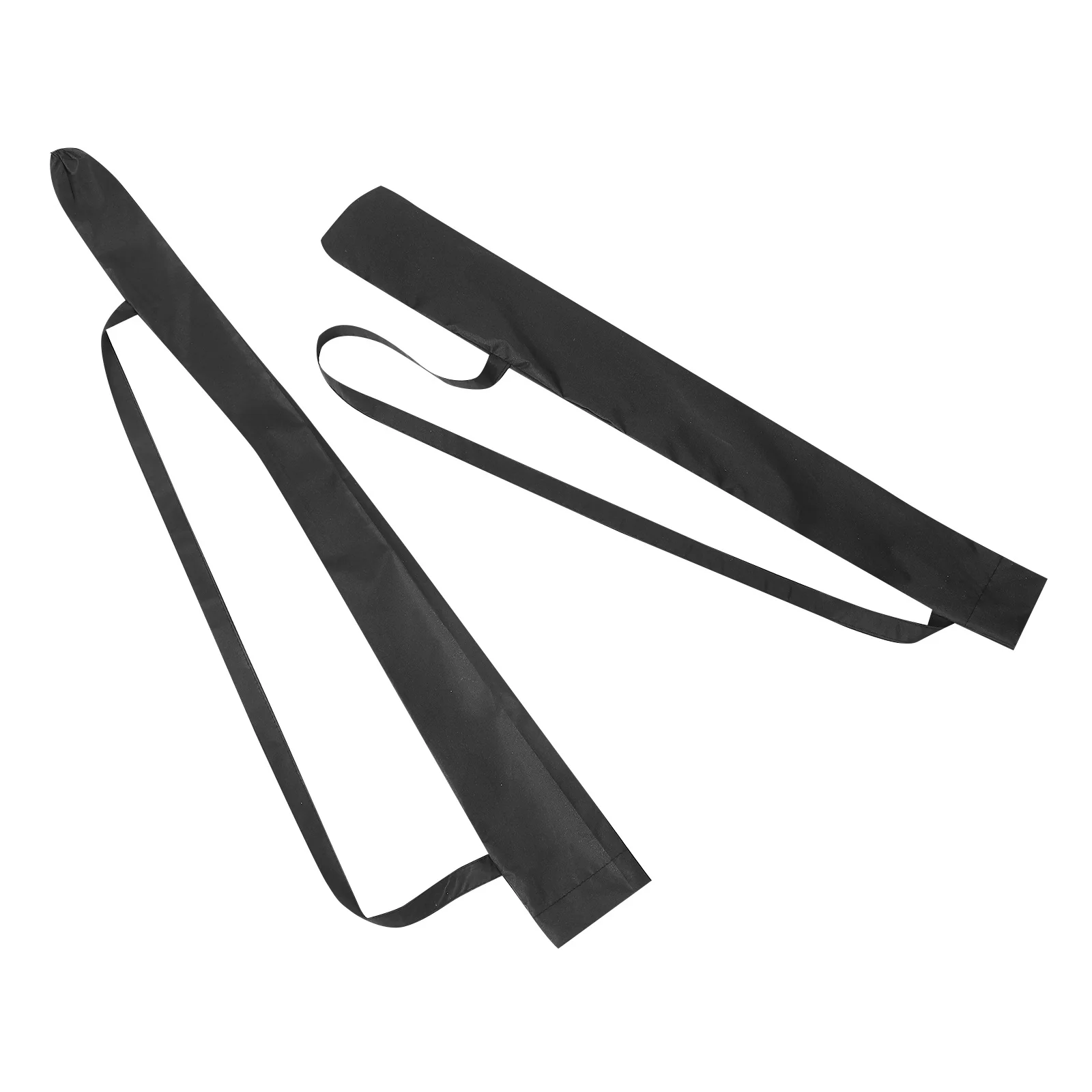 2Pcs Umbrella Bag Foldable Dirtproof Pongee Fabric Portable Storage Cover Absorbent Towel for Travel Office Bus