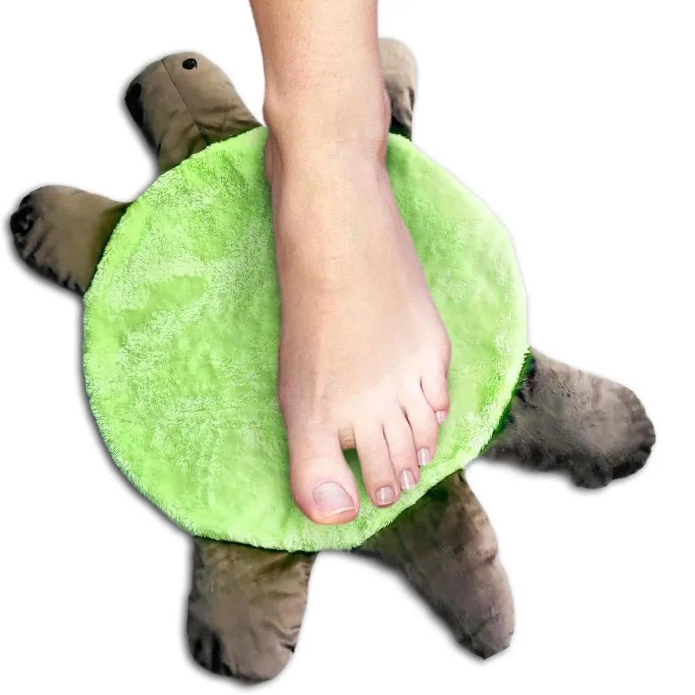 Creative Gift Double-Sided Floor Turtle Foot Mop Reusable Washable Floor Cleaning Pad Turtle Shaped Turtle Floor Mop Pad