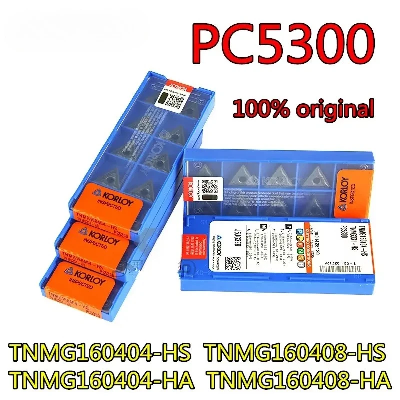 

TNMG160404-HA PC5300 TNMG160408-HA TNMG160404-HS TNMG160408-HS 100% original KORLOY Carbide insert