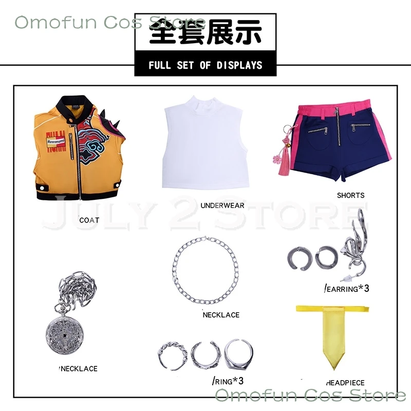 Disfraz de K-Pop Rumi Zoey, peluca de cazadores de demonios, ropa de escenario para mujeres, grupo de Halloween para niñas, Huntrix Idol, traje de juego de rol, película