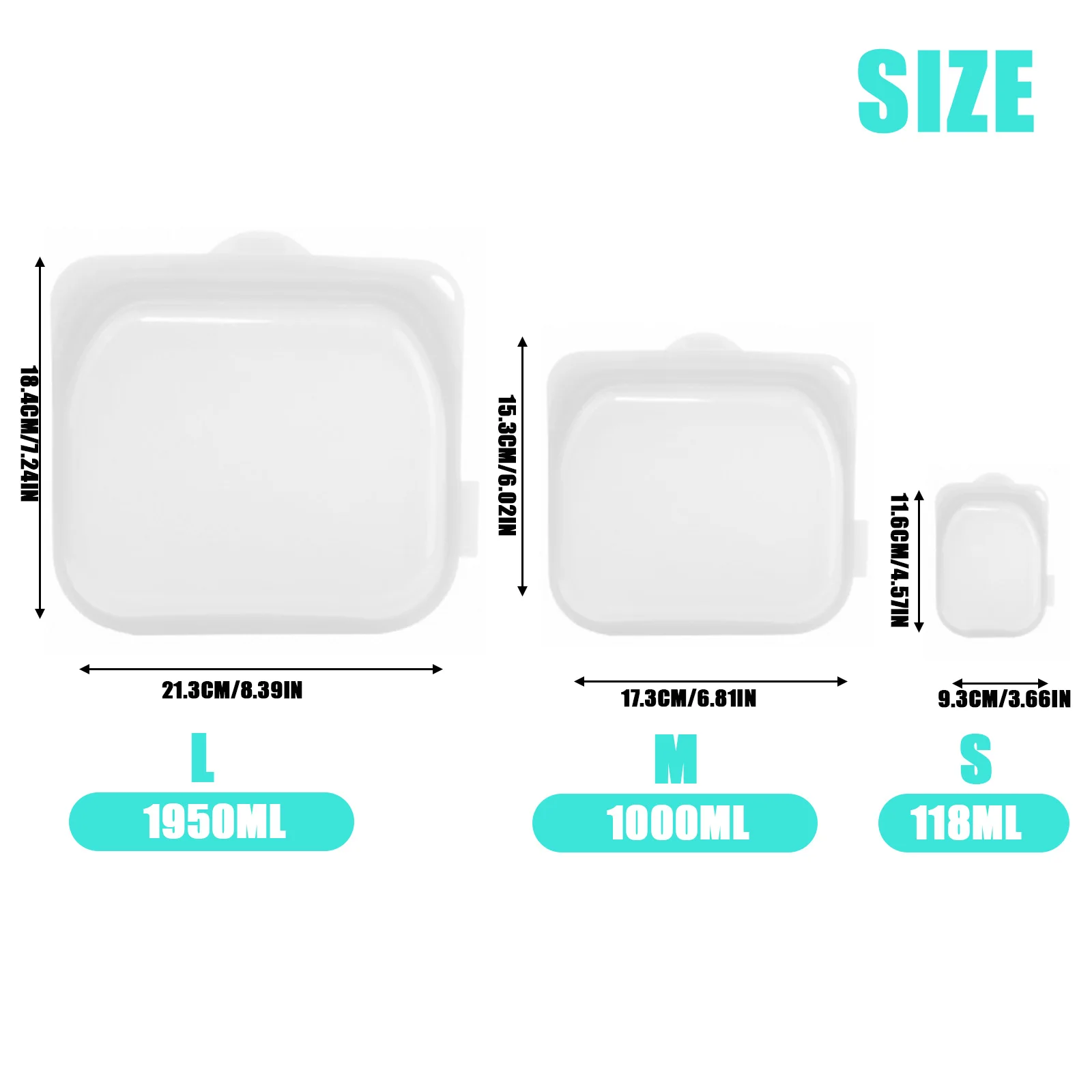 Zipper Bag Reusable Silicone Grocery Portable Kitchen Mason Jar Bags Creative Durable Fresh Wrap Candy Food Storage Box