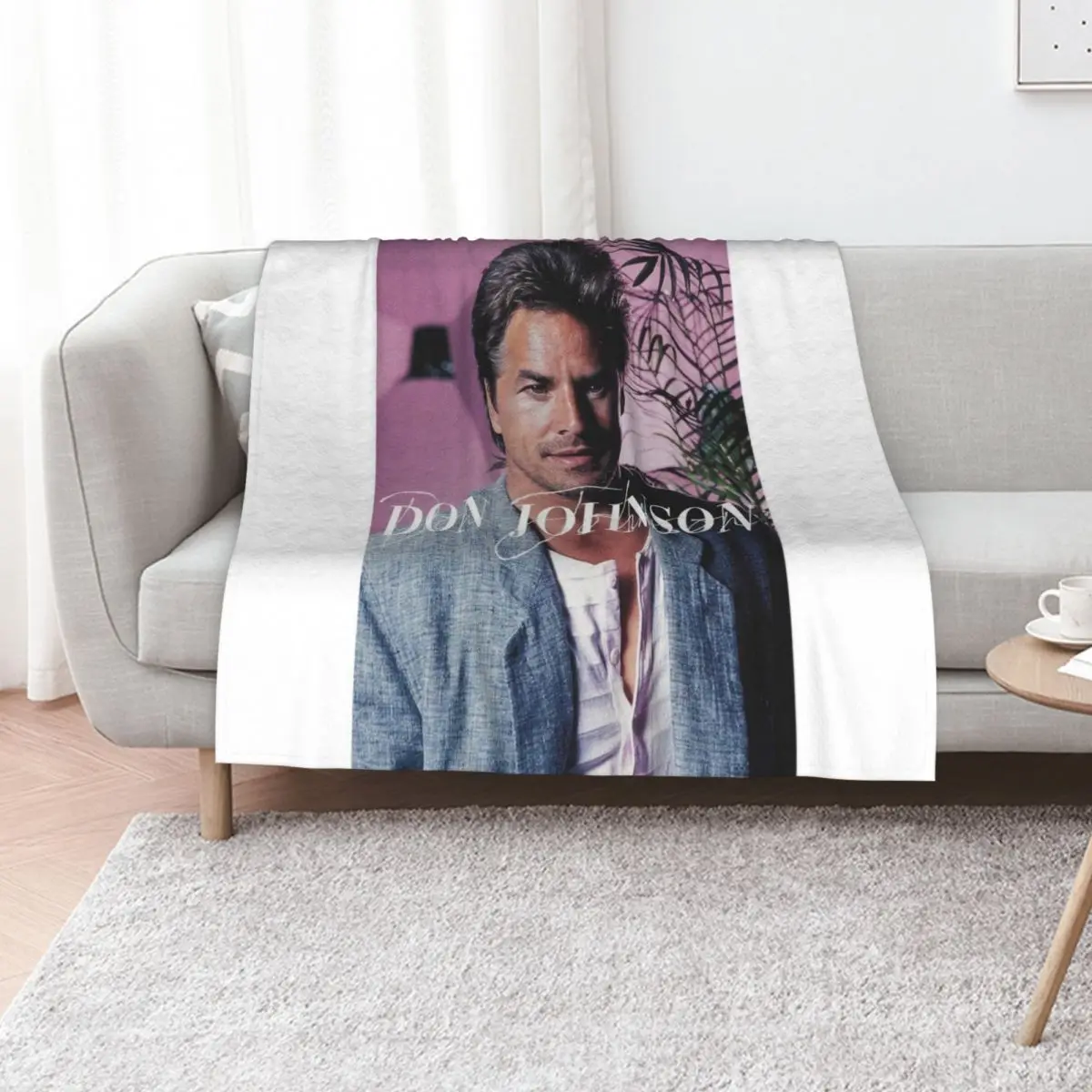 

Don Johnson // Vintage Throw Blanket Winter beds Large decorative Sofa Throw Blankets