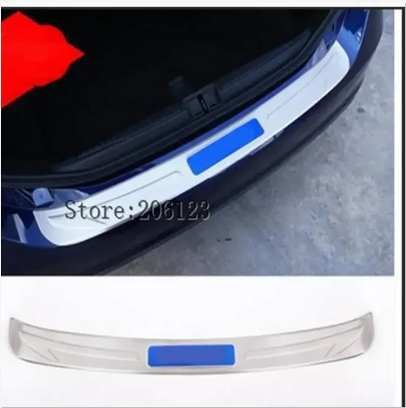 

304 сталь, серебристый задний внешний бампер, защитная накладка для Alfa Romeo Giulia 2017, автомобильные аксессуары