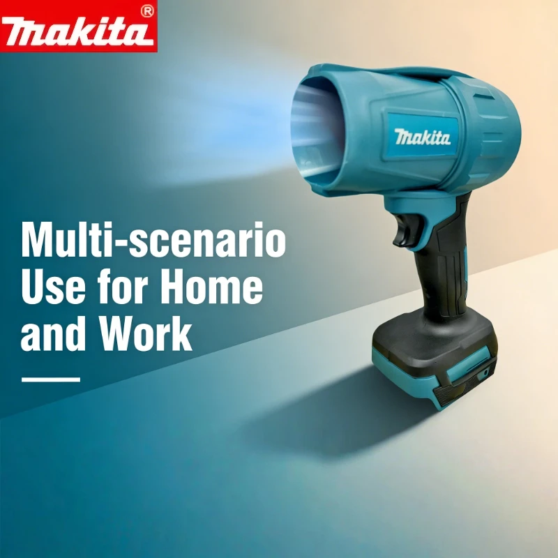 Makita 30000RPM Violent Blower Turbo Jet Fan, 18V Rechargeable Electric Air Duster, Turbo Wind Speed, Car Cleaning Tool