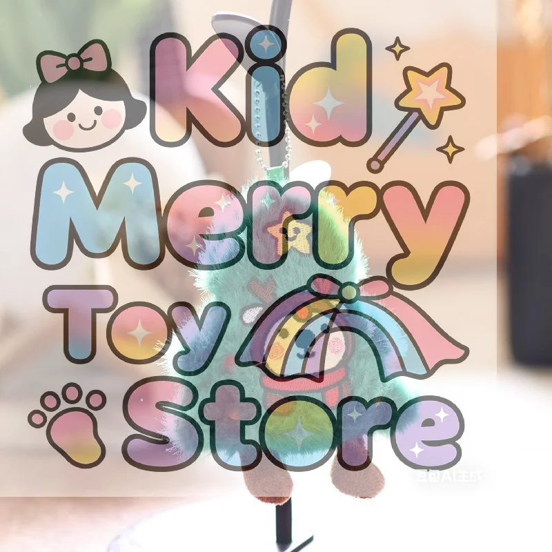 

Cute Cartoon Plush Christmas Tree Doll Pendant Creative Backpack Hanging Ornament Decorative