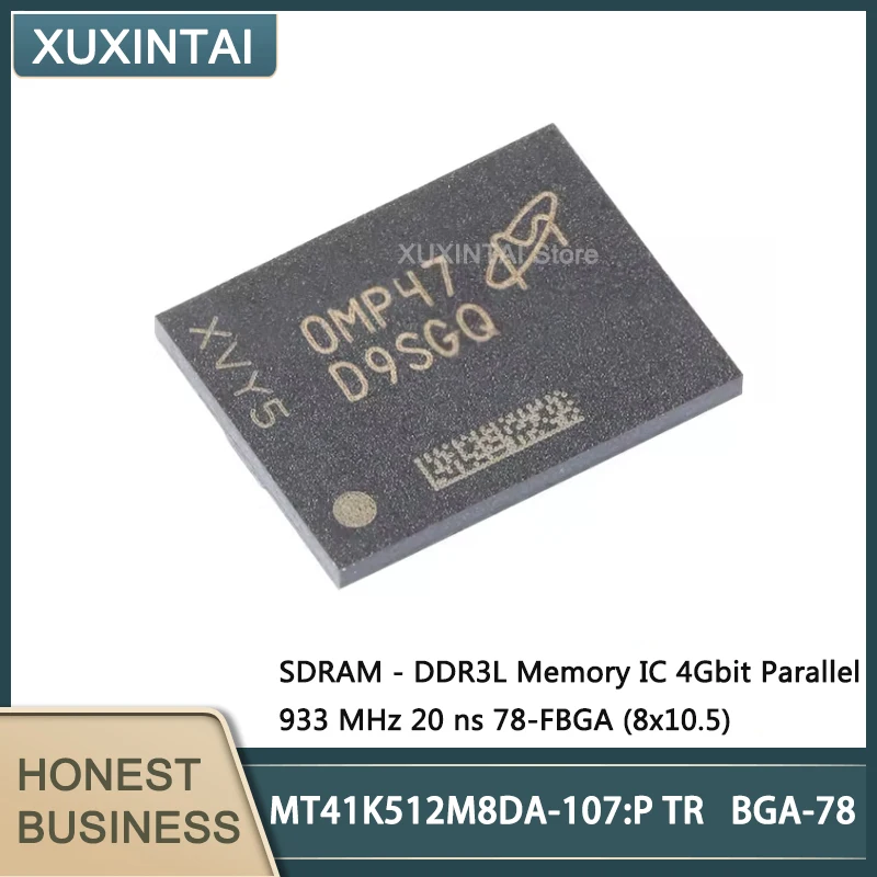 5Pcs/Lot  New Original  MT41K512M8DA-107:P TR MT41K512 BGA-78 SDRAM - DDR3L Memory IC 4Gbit Parallel 933 MHz 20 ns