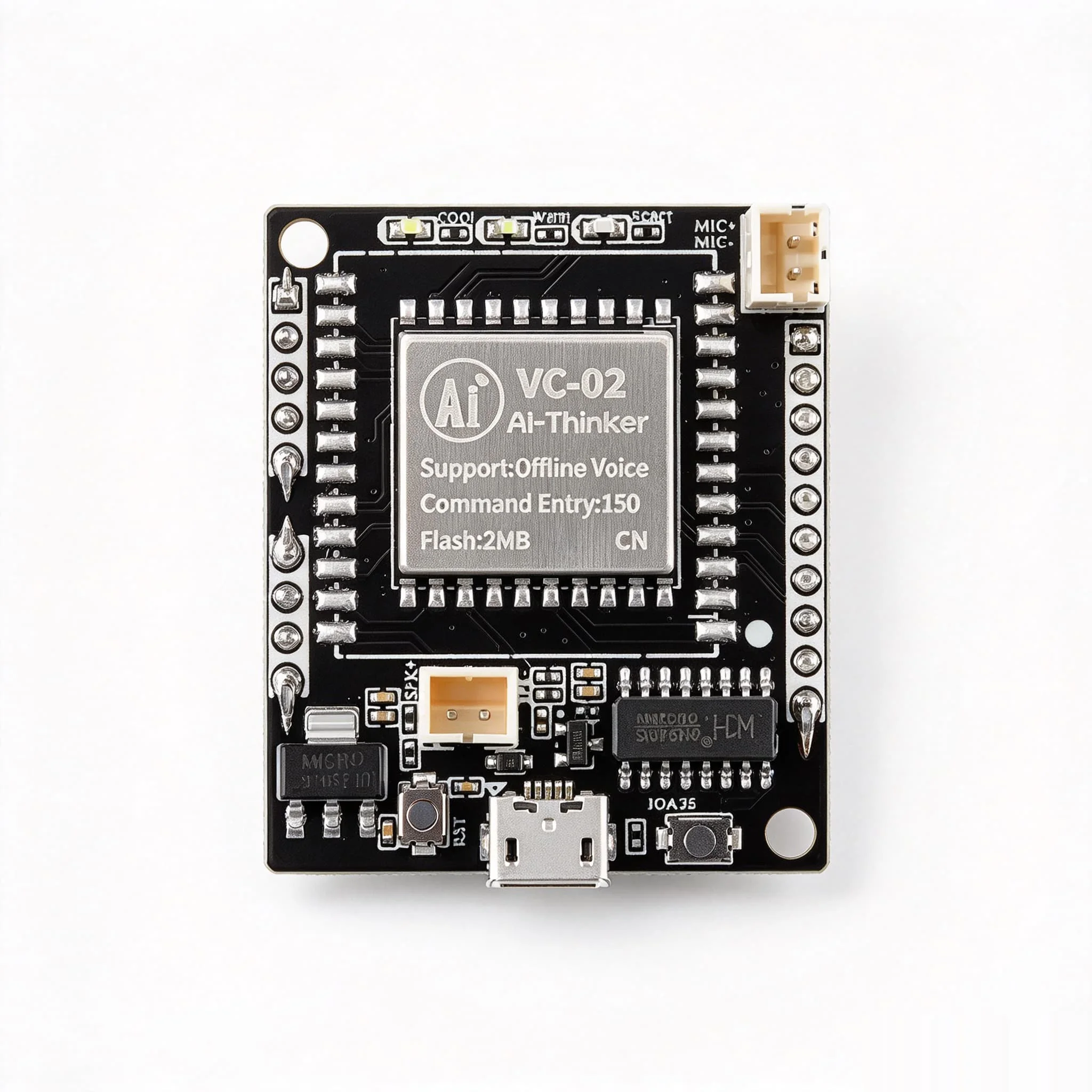 VC-02-Kit AI Intelligent Offline Voice Recognition Control Module VC02 Offline Recognition Speech Control Development Board
