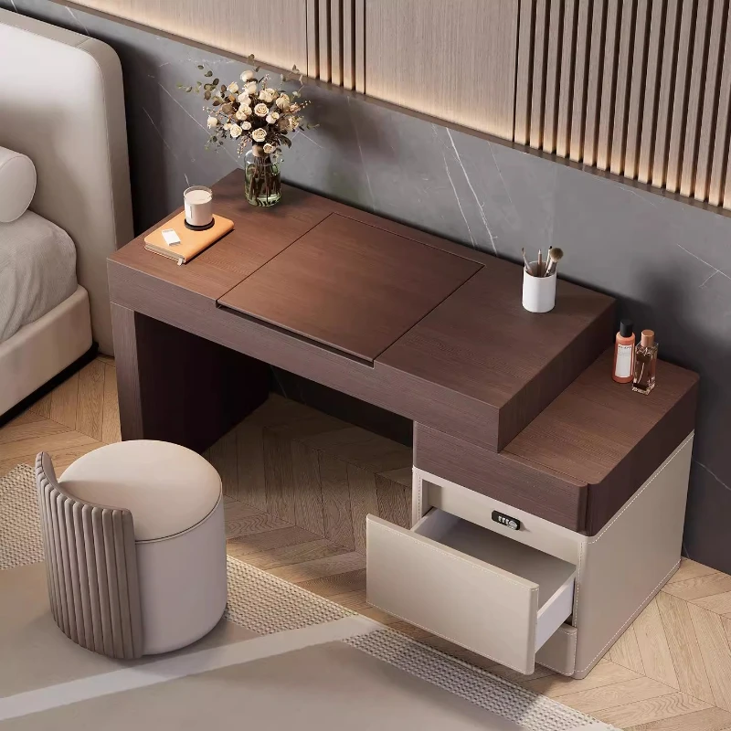 Women Bedroom Dressing Table Girl Beauty Cosmetics Luxury Living Room Mobile Vanity Table Storage Vestidores Chinese Furniture