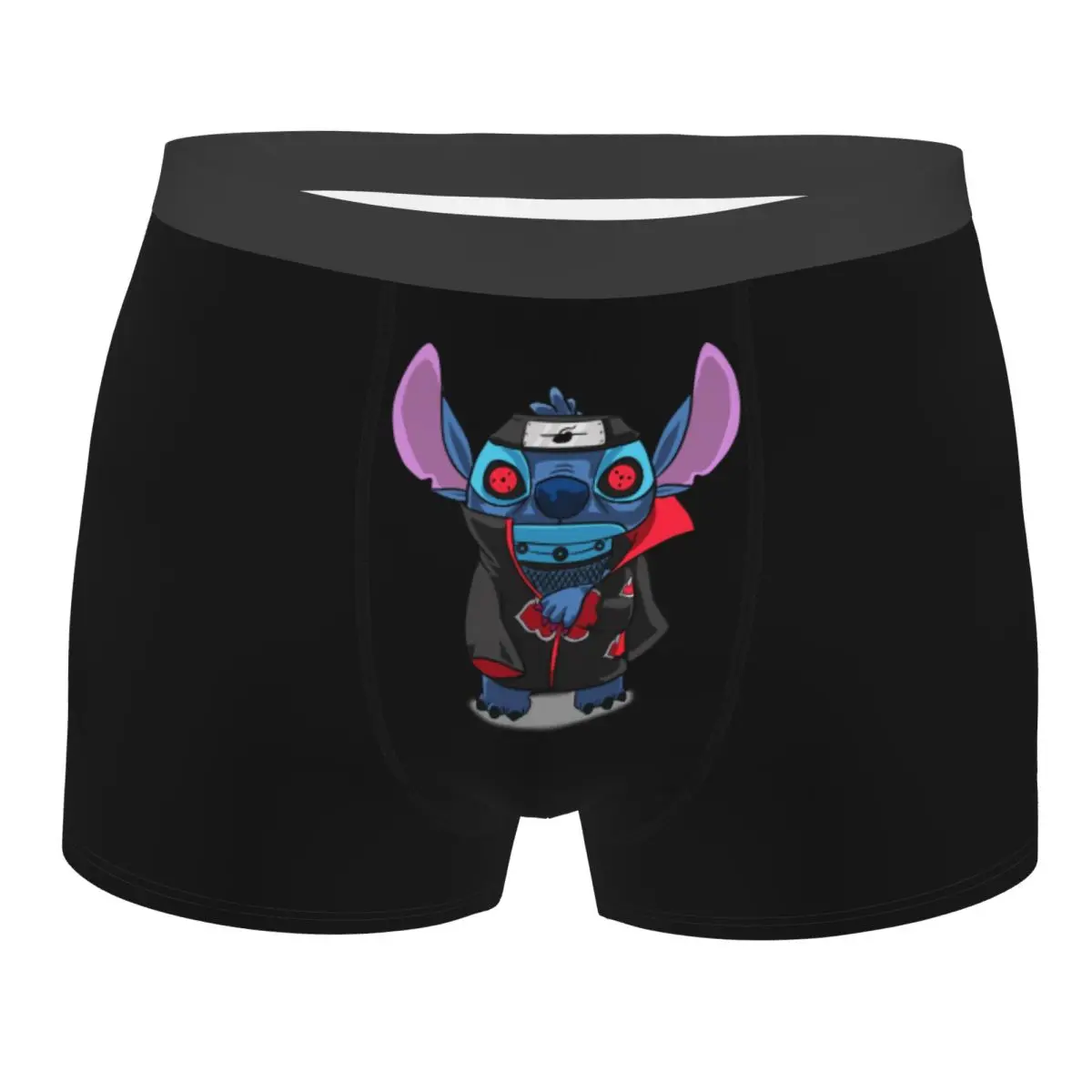 

Custom Fashion Stitch Sasuke Anime Boxers Shorts Panties Men's Underpants Stretch Briefs Underwear