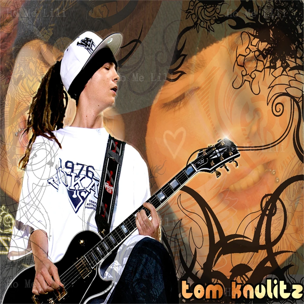 Tokyo Hotel Member Guitarist Tom Kaulitz Play The Guitar Trend Pretty Pictures Duvet Cover Set Bedding Decor