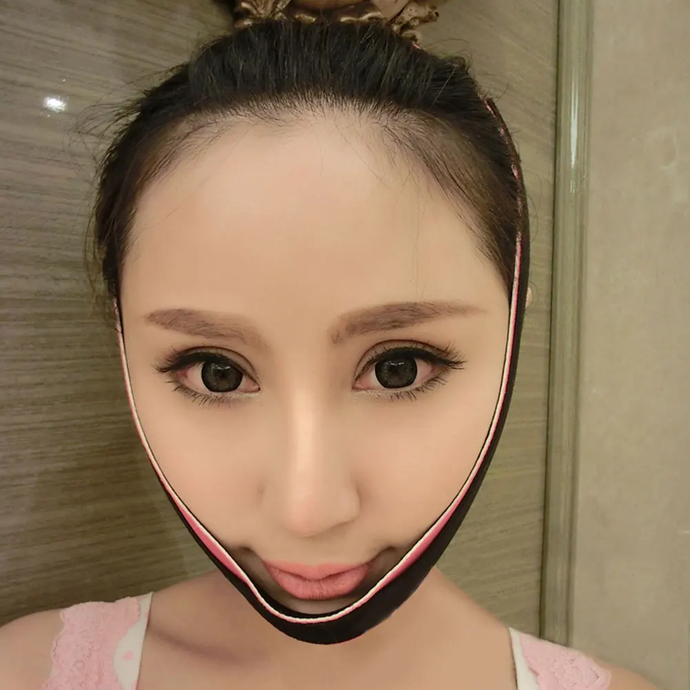 

Smooth Breathable Slim Face Mask Comfortable Skin Friendly Material Physical Double Chin Correction Mask