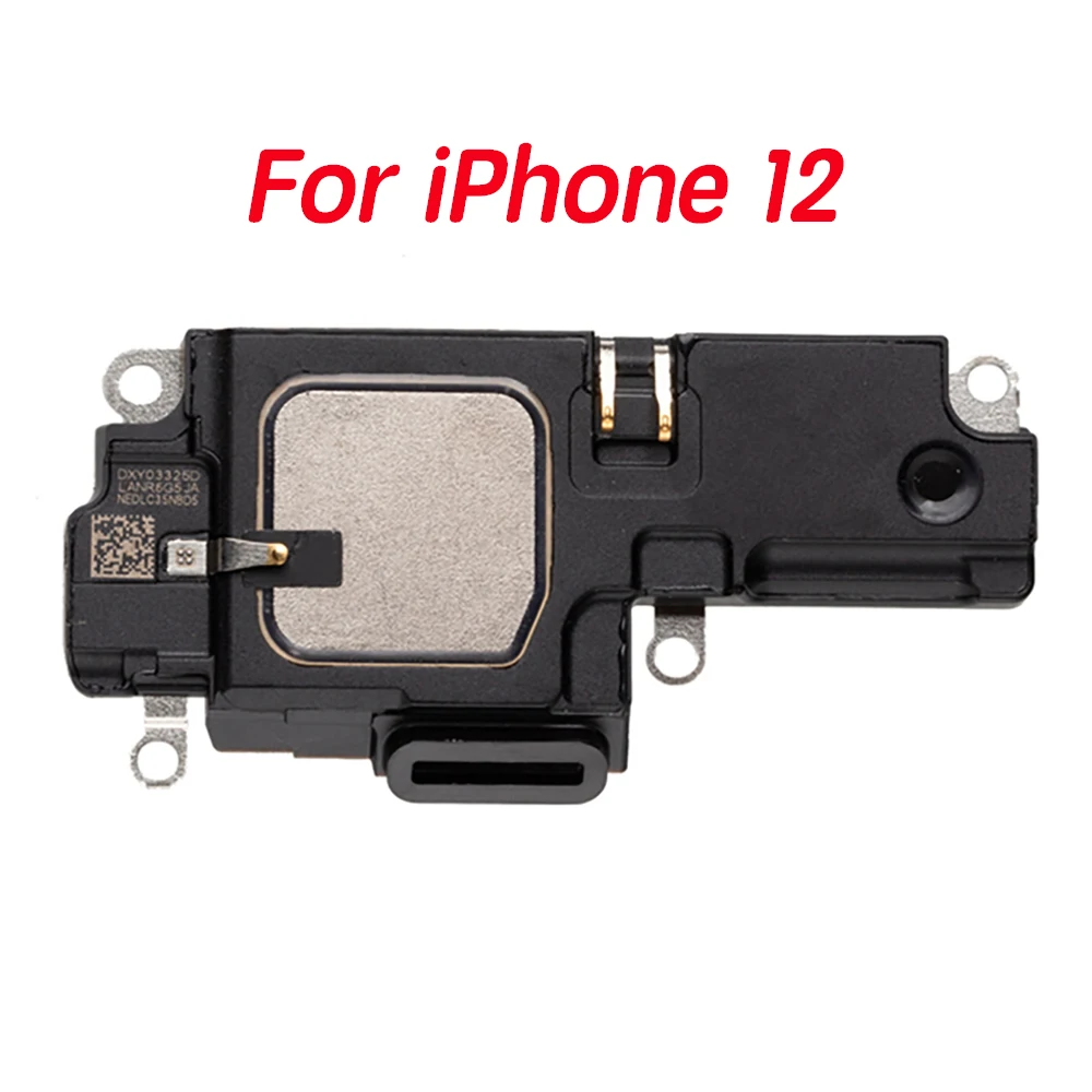 Bottom Loud Speaker For iPhone X XR Xs 11 12 Pro Max Mini LoudPhone Sound Buzzer Ringer Phone Parts Replacement