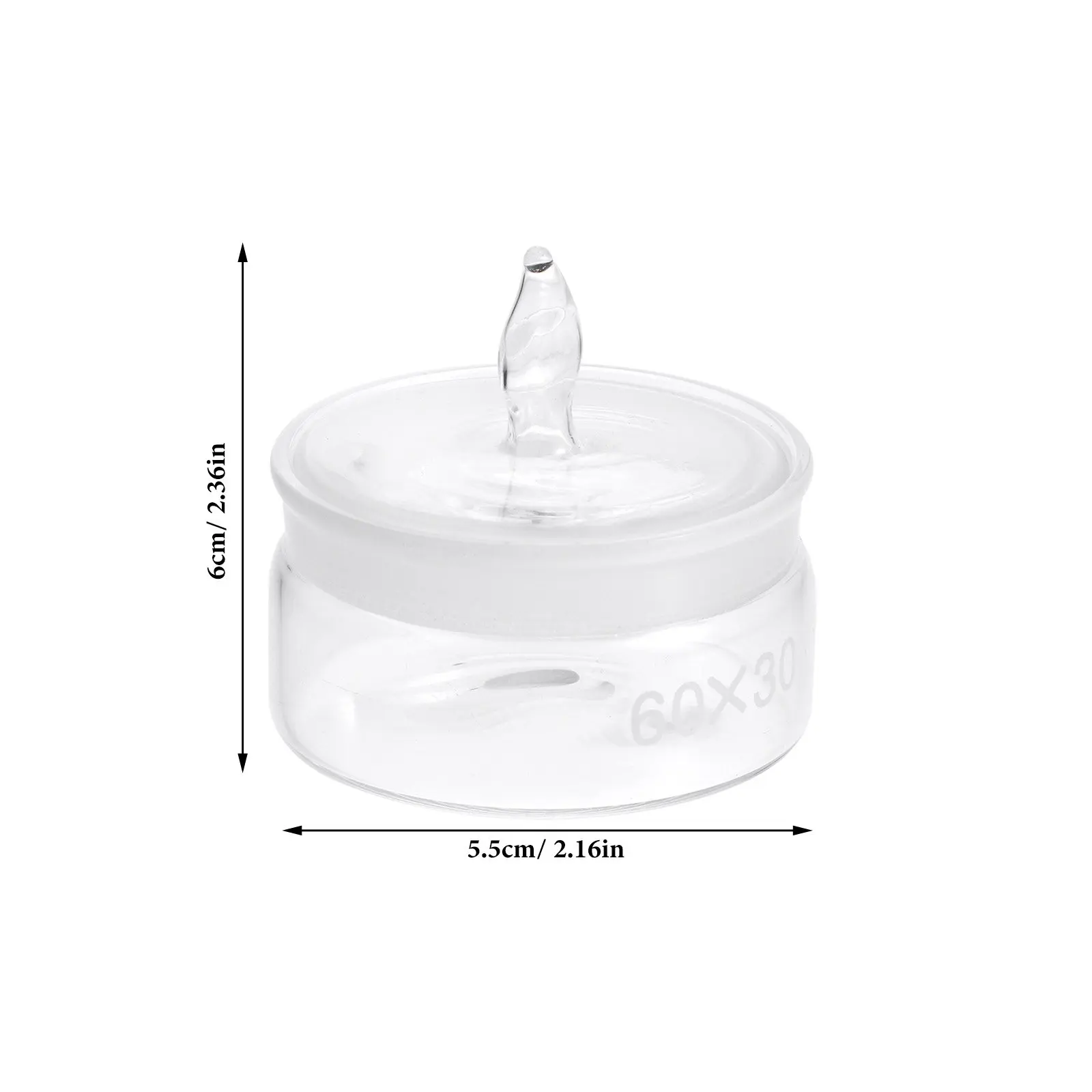 Glass Weighing Bottle Low-Flat Form for Specific Gravity & Chemical Analysis – Lab Equipment
