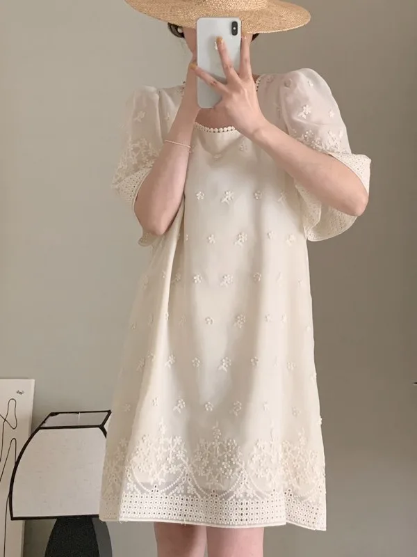 เสื้อผู้หญิงทรงหลวมสไตล์ลำลอง คอเหลี่ยม แขนพอง สำหรับฤดูร้อน ฤดูใบไม้ผลิ ฤดูใบไม้ร่วง และฤดูหนาว เหมาะสำหรับใส่ไปทำงานหรือใส่ลำลอง