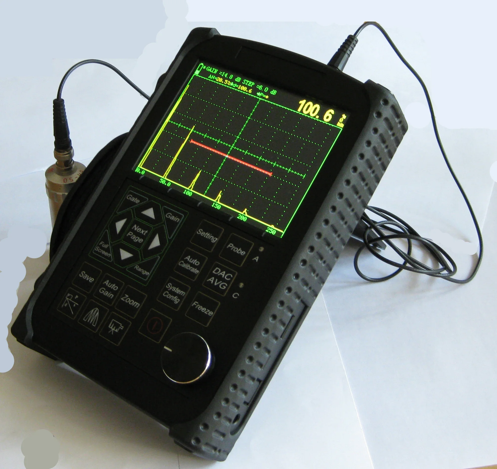 Automated Calibrate Ultrasonic Metal Flaw Detector