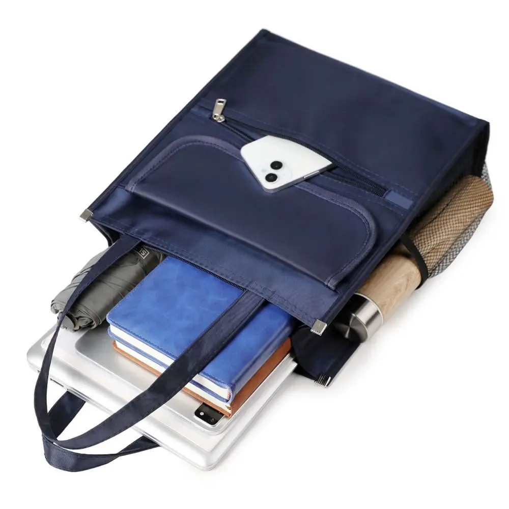

Portable Oxford Cloth File Bag Dust-proof Multi-Layer Document Bag Large Capacity Briefcase Office Supplies