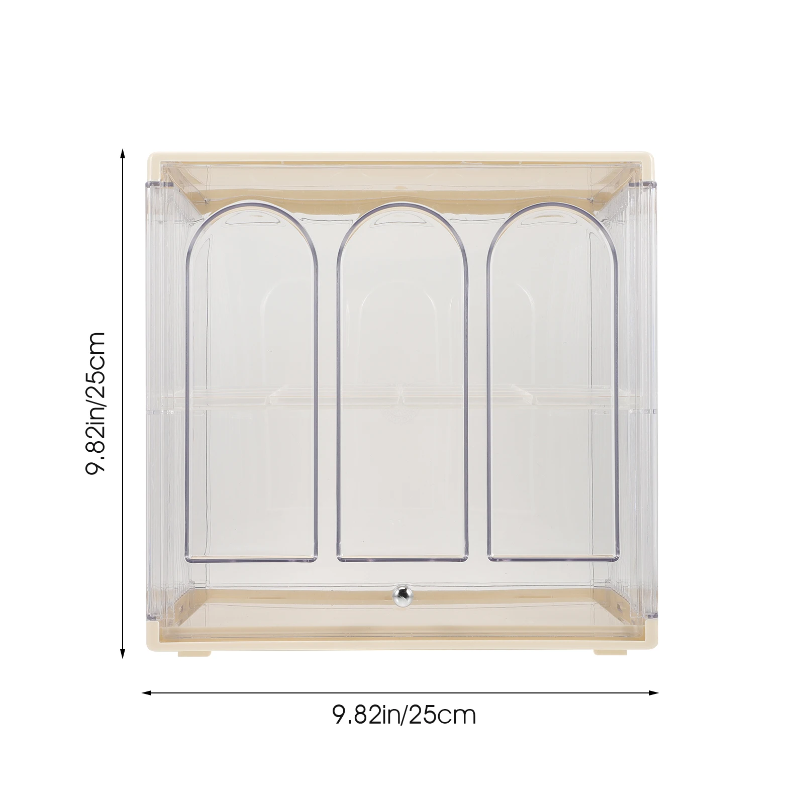 

Двухслойный держатель для чашки с водой, акриловая стойка для хранения, органайзер для кофейных кружек, прозрачная настольная подставка для чашки, стеклянная полка для