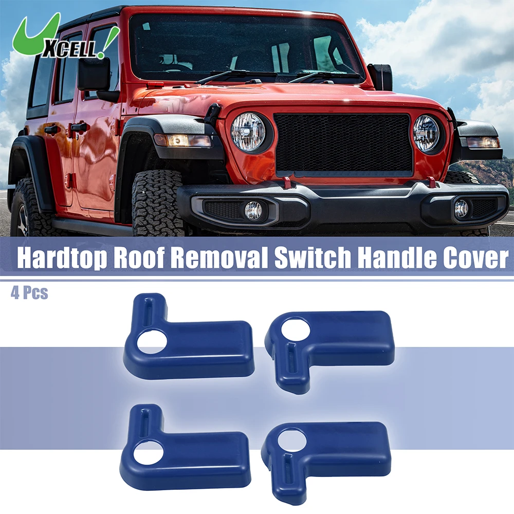 

Uxcell 11colors Hardtop Roof Removal Switch Handle Cover for Jeep Wrangler JK JKU 07-17 for Freedom Panel Latch Decoration