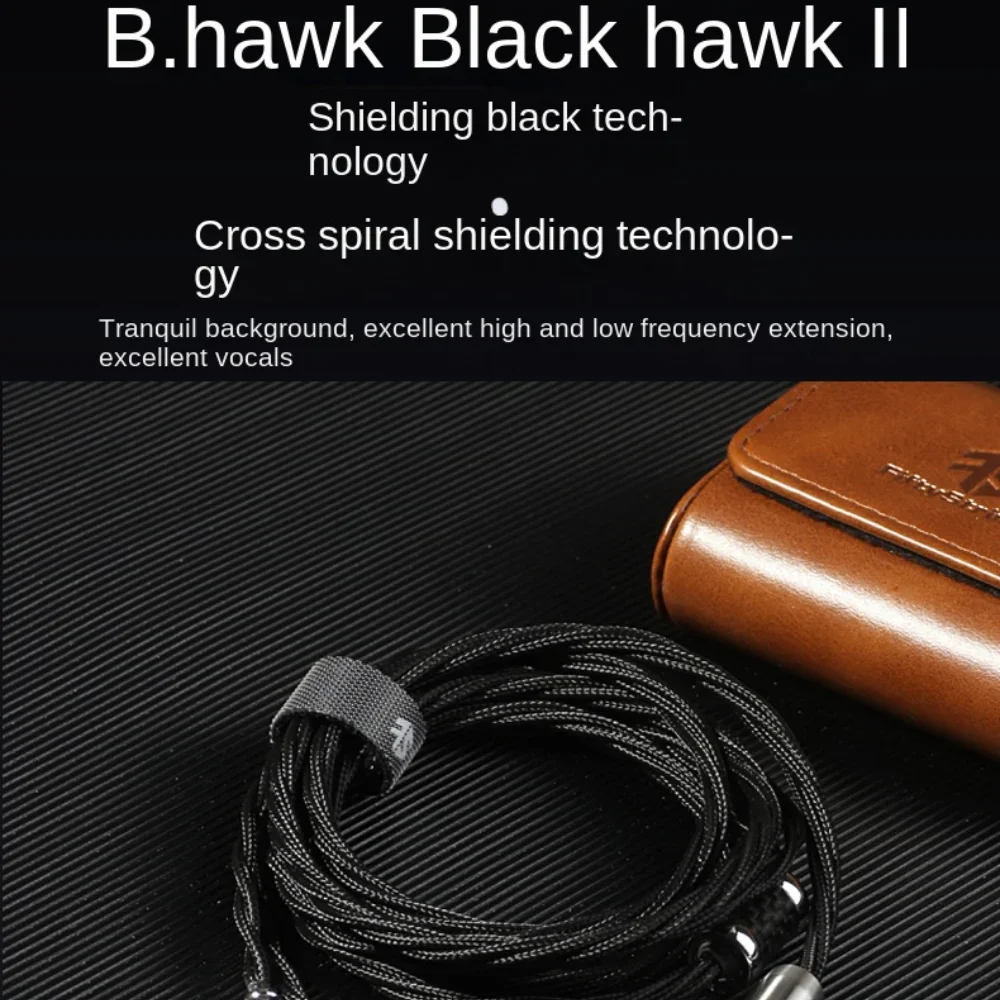 FiftyStrings B.hawk 2 Headphone Upgrade Balanced Cable Bandung Upocc Monocrystalline Copper 0.78mm Cx Coaxial Shielded