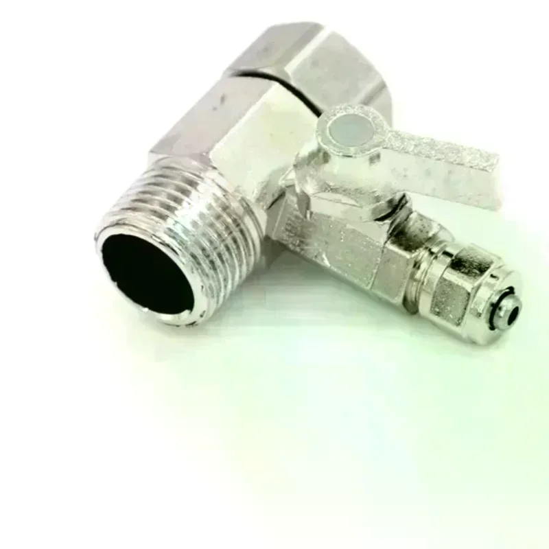 

Adapter 1/2'' to 1/4'' Ball Valve Faucet Tap Safe Water purifier valve Brass pure copper Feed Water Filter Purifier