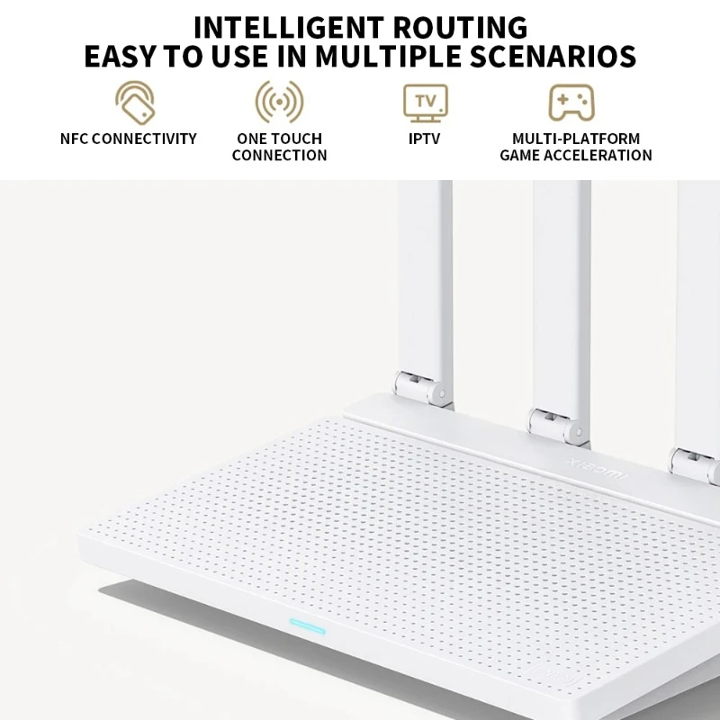 NEW Xiaomi 2024 AX3000T Router 5GHz 160MHz 1.3GHz High Speed NFC Connection Original Broadband Processor for Home Game Office