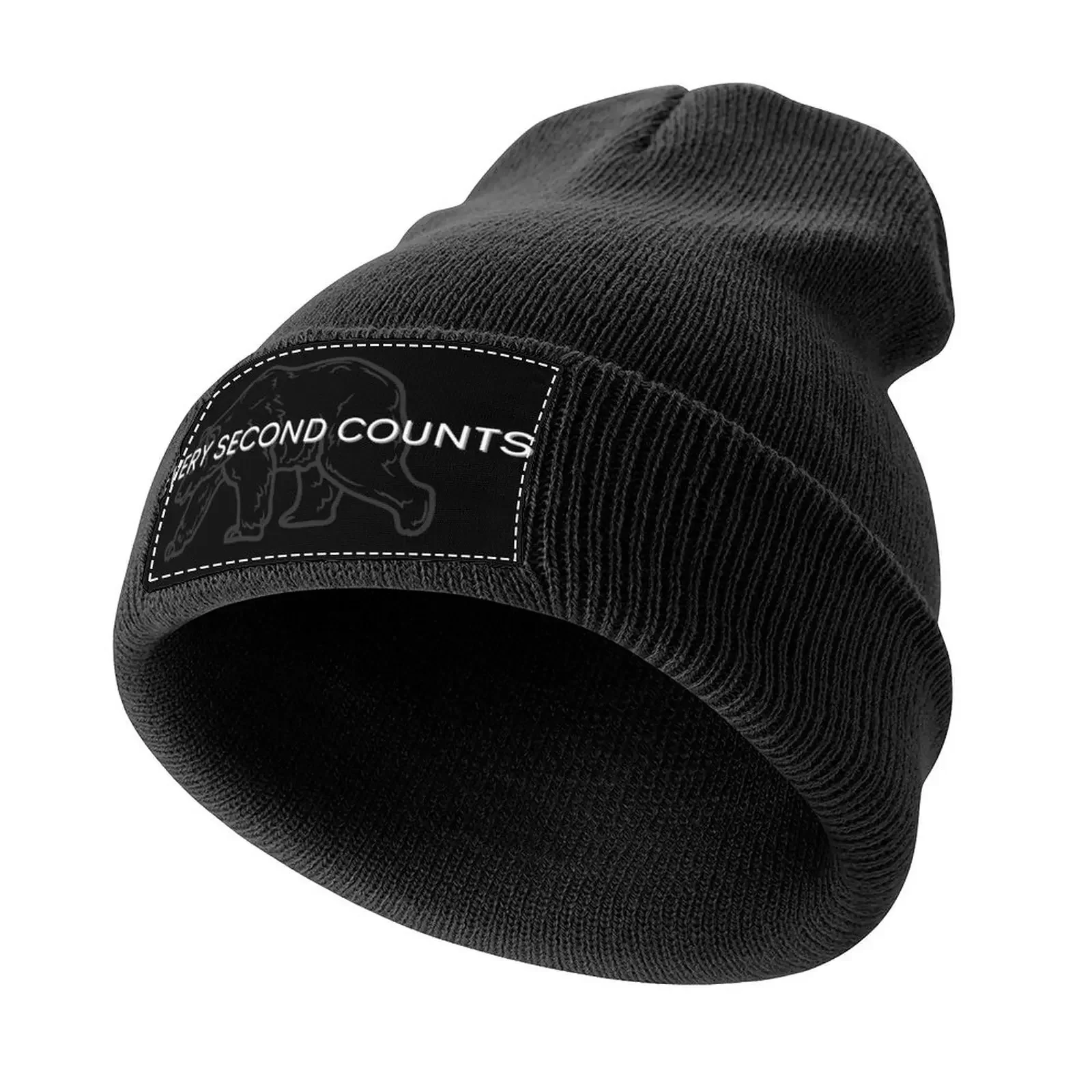 Every Second Counts - The Bear Knitted Cap Golf Cap Snap Back Hat Luxury Brand funny hat Women's Hats For The Sun Men's