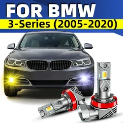 LED Front Fog Lights Bulbs Dual Colors Switchback White Yellow For BMW 3 Series F30 F31 F34 F80 2012 2013 2014 2015 2019 2020