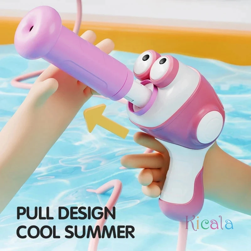 حقيبة ظهر ذات سعة كبيرة ألعاب مائية مسدس مياه كرتوني في الهواء الطلق لعبة حمام السباحة على الشاطئ هدايا عيد ميلاد للأطفال ألعاب صيفية للأطفال #5