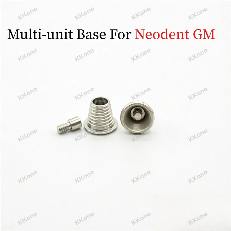 10Pcs  Multi-unit Base For Neodent GM Grade V Medical Titanium Alloy Dental Implant Multi Unit Abutment Prosthetic Components